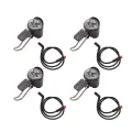 4X E-Bike LED Headlight 6V 12V 24V 36V 48V 60V Bicycle Light Waterproof Front Headlight Waterproof Connector. 