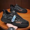 2023Summer New Men's Breathable Mesh Panel Shoes Popular Men's Shoes Trendy Men's Daily Casual Shoes for Students. 