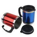 Stainless Steel Travel Mug With Lid (Vacuum Insulated Travel Mug) 400ml. 