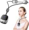 RECHARGEABLE EMS Intelligent Micro current (nmcs) Smart Hanging Cervical Spine Massager Neck Protector Shoulder Massage Hot Compress Heating Pulse for Neck, Back, Deep Tissue Pain Relief Muscle Stimulator. 