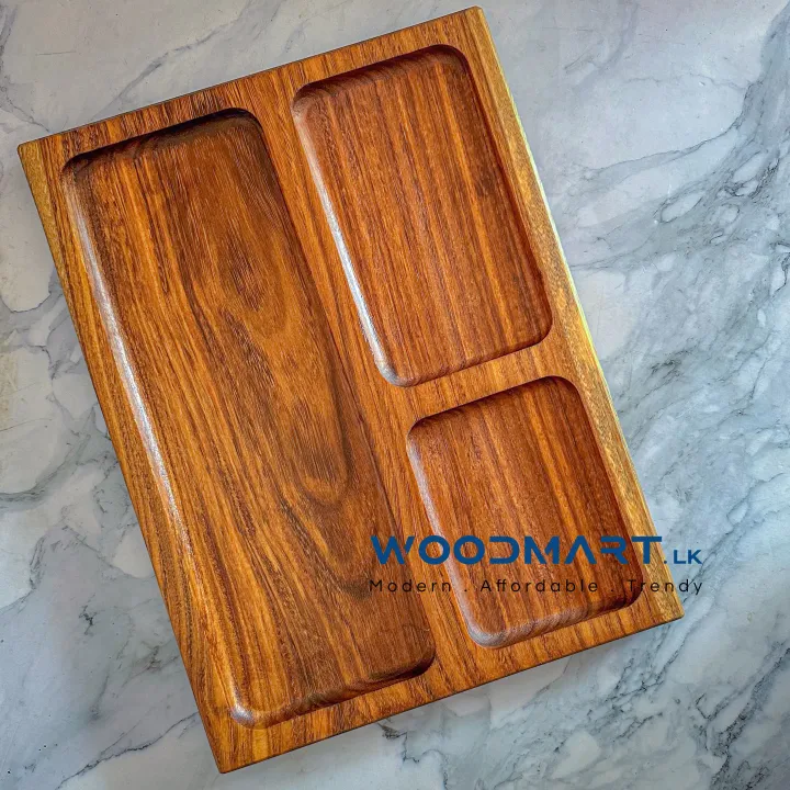 Serving%20Platter/%20Divided%20Serving%20Platter/%20Snack,%20Appetizer%20plates%20handmade%20from%20Nadun%20wood%20/%20Baby%20food%20organizer%20/Solid%20wood%20rectangular%20dessert%20tray%20with%20sub-grid%20/%20Home%20Kitchen%20Gifts.%20-%20Image%203