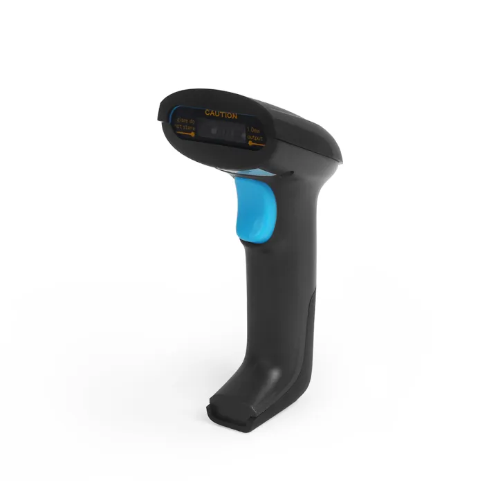 Handheld Wirelress Barcode Scanner 2.4G Wireless BT Wired Three-in-one Scanner High-speed CDD Code Reader for Supermarket Store
