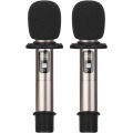 3Pcs/Set Black Microphone Protector Handheld Mic Protector Mic Foam Cover Silicone Ring. 