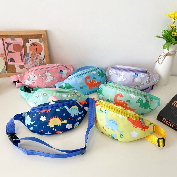 Dino Dinosaur Cartoon Pattern Print Crossbody Bags