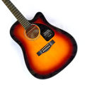 Fender CD60CE Cutaway Dreadnought Acoustic Guitar - Sunburst. 