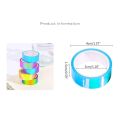 6Pcs Rainbow Colored Masking Tape Decorative Craft Waterproof Adhesive Iridescents DIY Tapes for Art DIY Supplies. 