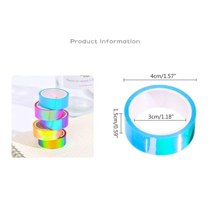 6Pcs%20Rainbow%20Colored%20Masking%20Tape%20Decorative%20Craft%20Waterproof%20Adhesive%20Iridescents%20DIY%20Tapes%20for%20Art%20DIY%20Supplies%20-%20Image%206