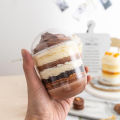 50Pcs 360ML Disposable Mousse Cake Cup with Lid Transparent Plastic Pudding Jelly Dessert Yogurt Cake Cups Party Favors Packaging Box Jessica. 