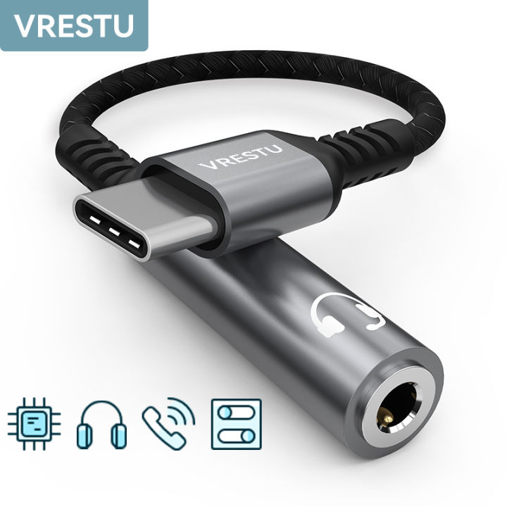 HiFi DAC Earphone Amplifier Type C to 3.5mm Jack Digital Decoder ...