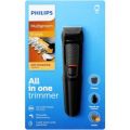 Philips Multi Groom Series 3000 6-In-1 Face And Hair 6 Tools Self-Sharpening Steel Blades Up To 60 Minutes Run Time All-In-One Trimmer. 