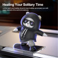 Kebidumei Car Dashboard Decoration Skateboard Bear Sliding Cute Auto Ornaments Moving with Driving Universal Interior Accessories. 