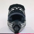 H.H.Co Sakka FS Black Silver Matt Motor Bike Helmet SLS Certified. 