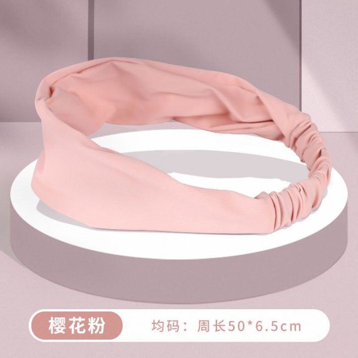Yoga%20Hair%20Band%20Face%20Wash%20Female%20Sweat-Absorbent%20Summer%20Antiperspirant%20Sweat%20Guide%20Running%20Headband%20Fitness%20Beam%20Sports%20Hair%20Band%20Wide-Brimmed%20Headscarf%20Wear%20-%20Image%208