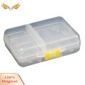 SuperRide Lure Bait Storage Box Wear-resistant Fishing Lure Bait 9 Grids Rectangular Transparent Case. 