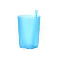 Children Infant Baby Sip Cup With Built In Straw Mug Drink Food-grade Plastic Integrated Straw Cup Kids Water Bottle. 