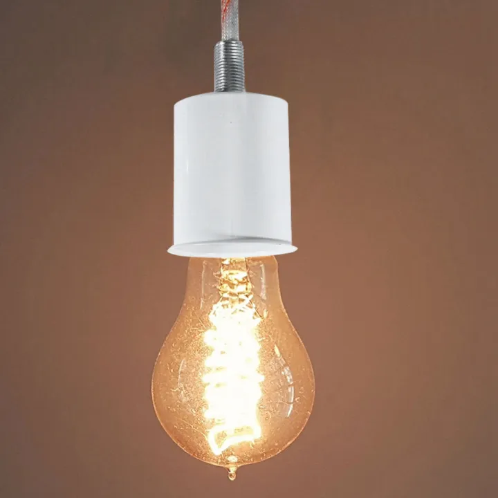 4X%20E27%20Ceramic%20Screw%20Base%20Round%20LED%20Light%20Bulb%20Lamp%20Socket%20Holder%20Adapter%20Metal%20Lamp%20Holder%20with%20Wire%20White%20-%20Image%203