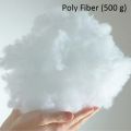 Soft poly Fiber, Polyester Synthetic Cotton Filling for Cushion, Pillow, Teddy Bear, Toy Stuffing (500 g)/ poly Fiber gaming roof ceiling decoration roof cloud decoration. 