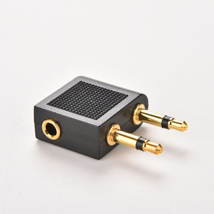3.5mm Stereo AUX Jack 2 Male to 1 Female F Splitter Headphone Audio Adaptor 107 MJK
