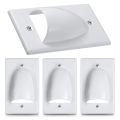 4 Pieces Single Gang Bundled Cable Wall Plate for Cabling Cable Dust-Proof Plate Internal Management Convex Audio. 