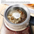Automatic Tea Brewing Pot Electric Tea Maker 4 Gears Button US Plug 110V Glass Container Keep Warm for Home for Oatmeal. 