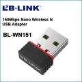 150Mbps WiFi USB Adapter, Wireless LAN WiFi Dongle Stick Network Adapter IEEE 802.11b/g/n for Windows 2000/XP/Vista/WIN7/8/Linux/Mac OS X, Compatible for Raspberry Pi Laptop/Desktop/PC. 