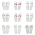 【WEJA】Toplans 1Pair Bride Wedding Decoration Bridesmaid Party Slippers Ladies Party Supplies. 