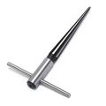 Bridge Pin Hole Reamer Tools T-Handle Tapered 6 Fluted Acoustic Guitar Woodworker Cutting Tool. 