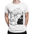 Gojo Satoru Jujutsu Kaisen You Cryin Men's T Shirts Crazy Tees Short Sleeve O Neck T-Shirt 100% Cotton New Arrival Clothing. 