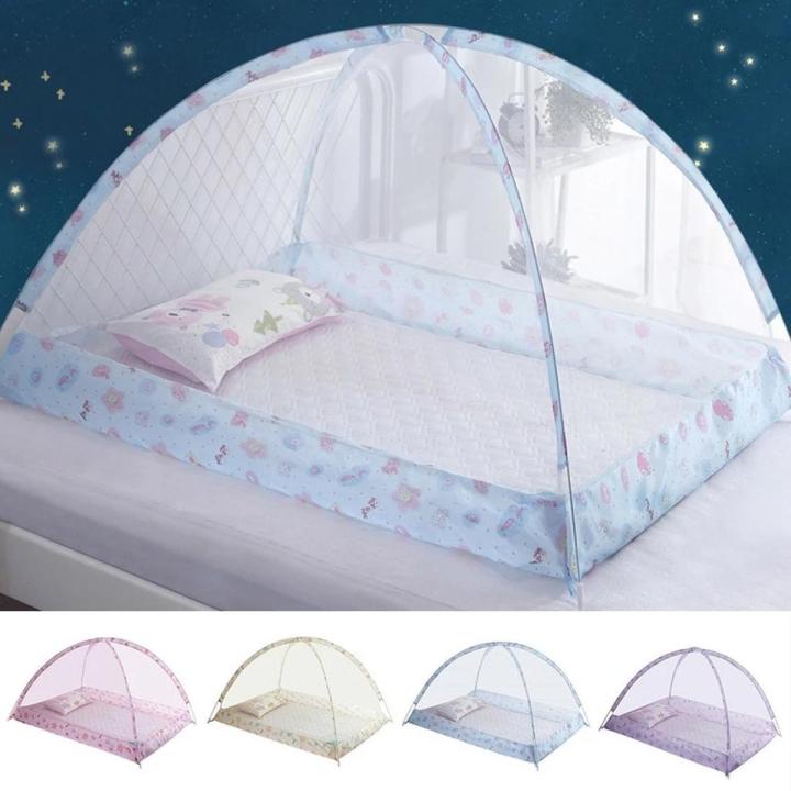 Bottomless Children's Mosquito Net Bed Net Baby Dome Easy Installation Portable Folding Baby Bed Children Mosquito Net Tent 1Pcs