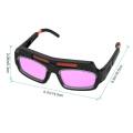 Solar Powered Auto Darkening Welding Glass Mask Helmet Eyes Goggle Welder For Eye Protection Kimpalan ﻿ 焊接眼镜 TX-012. 