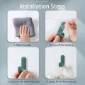 1/2/6 pcs Luxury Smooth Surface Hooks Nordic J-Shaped Self-Adhesive Hooks Multipurpose Wall Mounted Hooks Door Back Key Cloth Hanger Kitchen Bathroom Organizers / Hot Sale. 