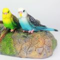 Simulation Parrot Miniature Landscape Ornament Parakeet Model Lawn Figurine Artificial Bird Home Decorative Figures Bird Decor. 