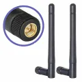 RP-SMA Antenna for Wi-Fi 2.4GHz/5Ghz Wireless Router Card Male Pin-2-Pack. 