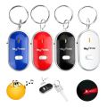 Whistle Key Finder Anti-Lost with Key Ring Locator Keychain Tracker LED Light Claps Locator Mini Smart Flashing Beeping AlarmOutdoor Keychain Anti-lost Device Finder LED Lamp Locator Find Lost Keys Chain Whistle Sound Control. 