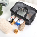 Washbag Transparent Toiletry Bag – Large Size | Portable Travel Organizer for Men and Women | Practical Storage Pouch PVC Waterproof Stain Resistant Makeup Cosmetic Bag – 1Pcs. 