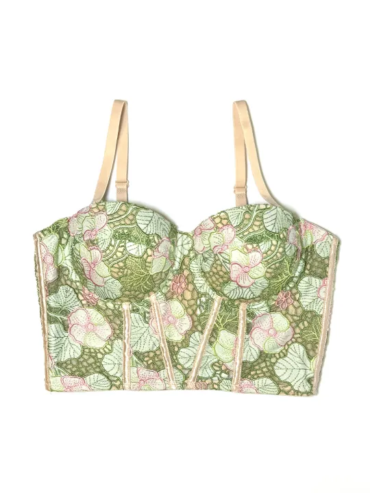 Floral%20all%20fresh%20lace%20sling%20inner%20wear%20mint%20mambo%20color%20matching%20high-end%20outer%20wear%20bra%20fishbone%20bra%20-%20Image%206