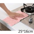 2Pcs Super Absorbent Microfiber kitchen dish Cloth High-efficiency tableware Household Cleaning Towel. 