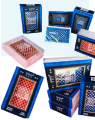 777 Poker Plastic Playing Cards with Case- 100% PVC Waterproof Casino Quality 54 Cards. 