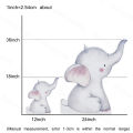 36/18'' Jungle Decorations Animal Kt Board Party Elephant Safari Birthday Balloons Baby Shower Wild One 1st Birthday Party Decor. 
