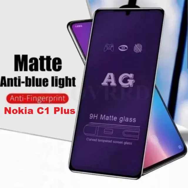 Matte%20Anti%20Blue%20Ray%20Tempered%20Glass%20For%20Nokia%20C1%20Plus%20-%20Image%202