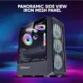 Armaggeddon White Tritron PRO 100 Desktop PC Casing with Build-In 4 ARGB Fan. 