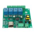 2X ESP8266 Wireless WIFI 4 Channel Relay Module ESP-12F Wifi Development Board for Arduino AC/DC 5V/8-80V Power Supply. 