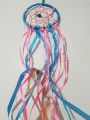 Wind Chime Handmade Dream Catcher as Home Car Hanging Decoration. 