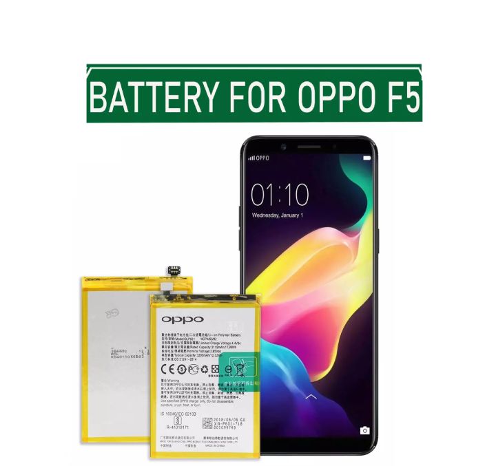 OPPO%20F5%20Youth%20%7C%20Li-ion%20Polymer%20Battery%20Model:%20BLP631%20Premium%20High%20Quality%20Battery%20(3200mAh)%20-%20Image%202