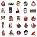 20/40/60 pcs of Money Heist Stickers TV Series Stickers for laptop skateboards. 
