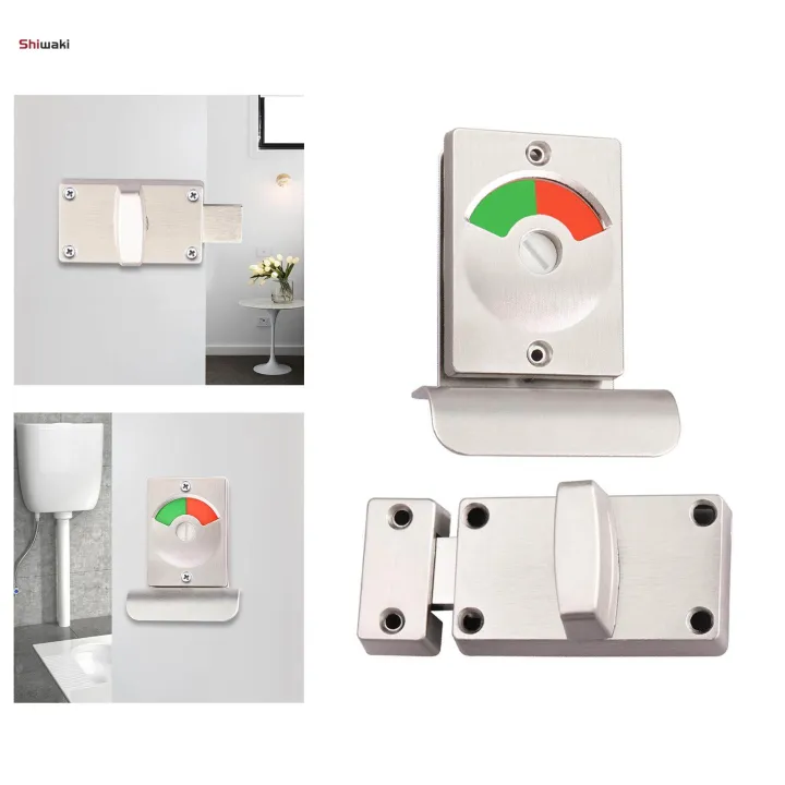 Partition%20Door%20Lock%20Latch%20Red%20Green%20Indicator%20Lock%20Stainless%20Steel%20Keyless%20Door%20Lock%20Latch%20Privacy%20Indicator%20Lock%20for%20Garage%20Warehouse%20-%20Image%202