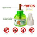 1~10PCS 45ml Electric Mosquito Liquid Portable Insect Repellent Heater Mosquito Killer Safe Non-toxic Tasteless Mosquitoes Coil. 