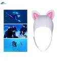Scuba Diving Hood Cap 3mm Neoprene Hood Headgear Head Cover Thermal White Pink. 