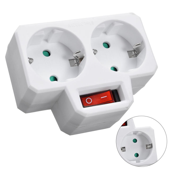 Socket Plug Conversion Dual 250V Multi Standard EU ABS1Pc Plug 16A ...