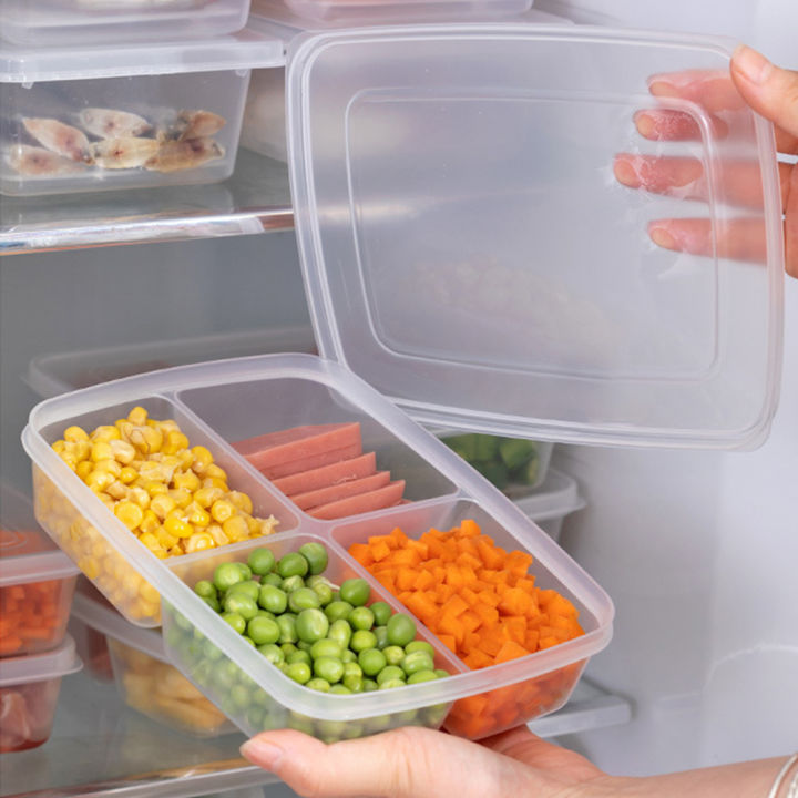 Kitchen%20Storage%20Box%204%20Grids%20Design%20PP%20Soft%20Cover%20Refrigerator%20Fish%20Meat%20Storage%20Case%20Fridge%20Protect%20Vegetables%20Container%20Organizer%201Pcs%20-%20Image%207